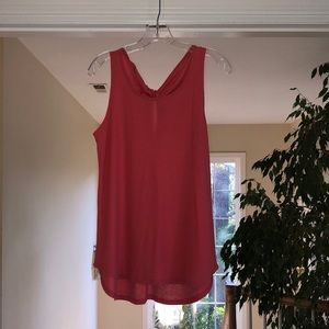 Waffle Knot Tank Top with Twist